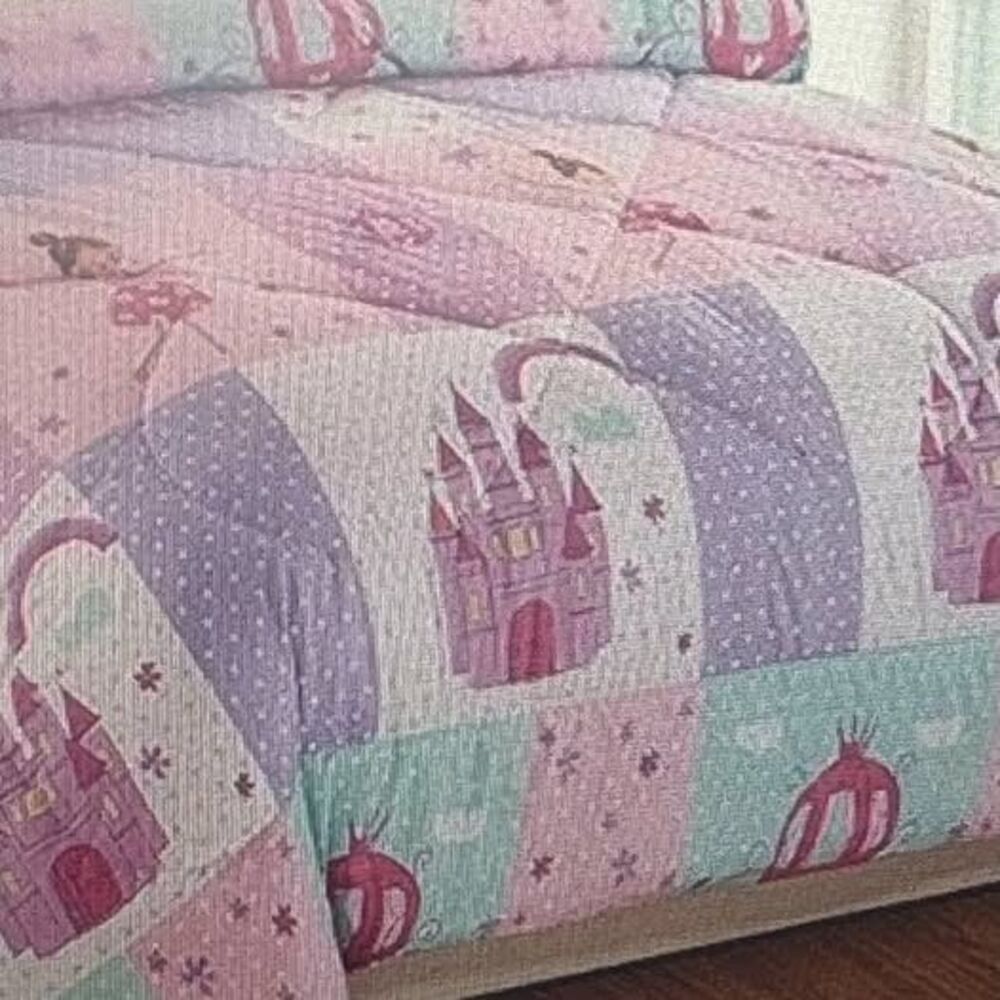 NEW Elegant Home Fairy Princess Caste Comforter- Twin